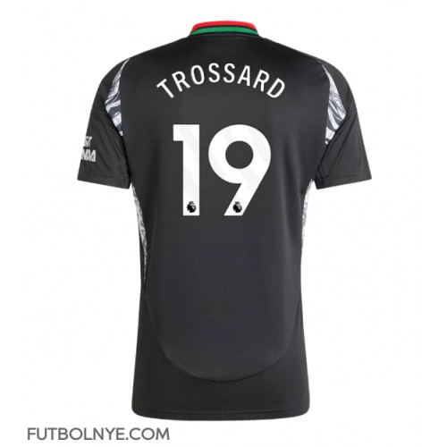 Camiseta Arsenal Leandro Trossard #19 Visitante Equipación 2024-25 manga corta